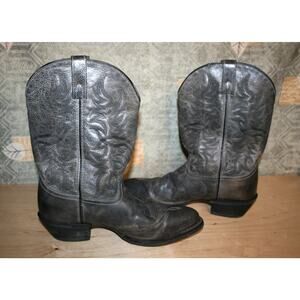 Laredo Gray Leather Western Men's Boots 11.5 EW